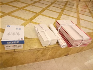 物料進場，準備完畢