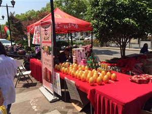云三七路演南通站現場搭建